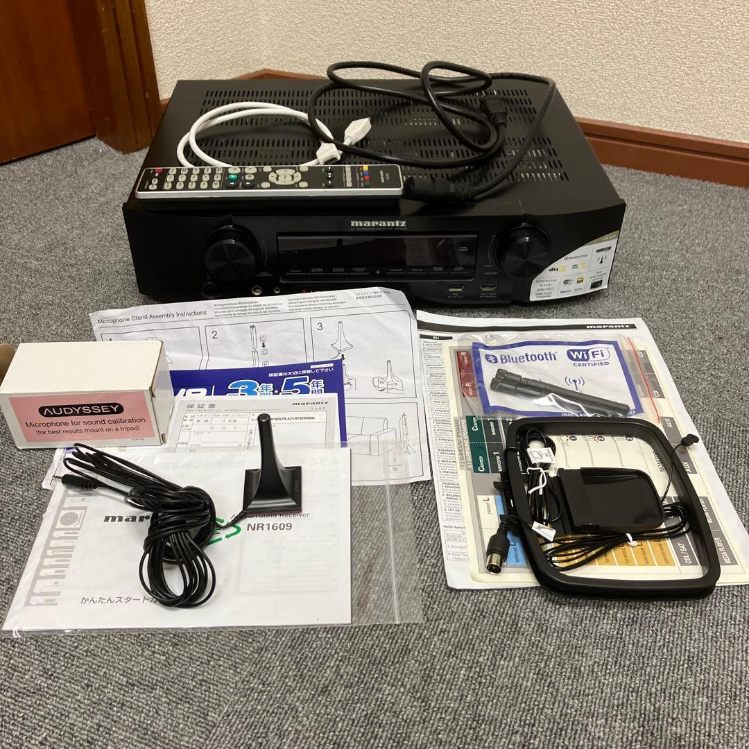 marantz NR1609 AVアンプ 2018年製　リモコン付き　付属品多数