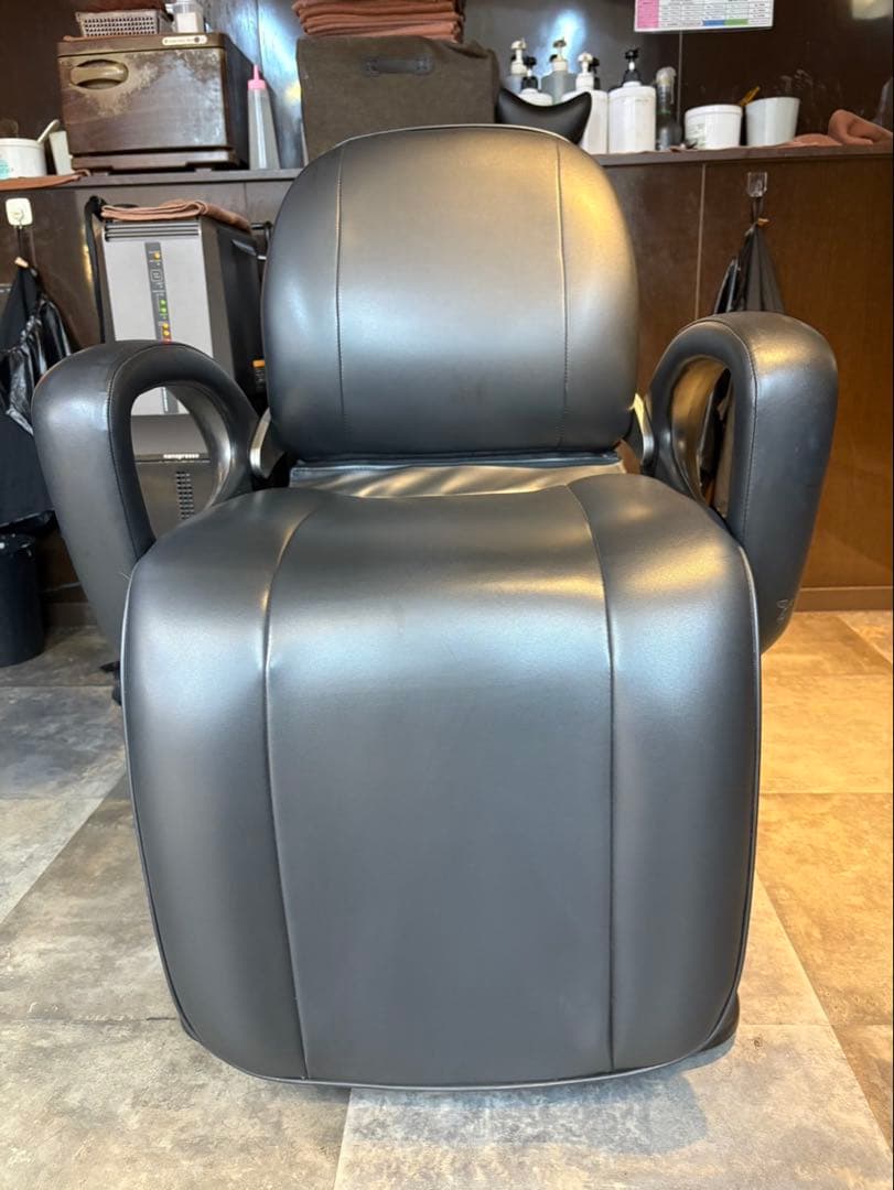 2台タキガワ リザーブ RS-001EX 電動シャンプー椅子 モダンブラック