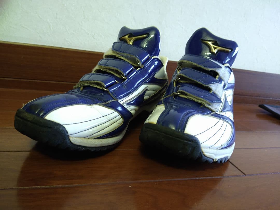 Mizunopro トレーニングシューズ ホワイト/ブルー 28センチ