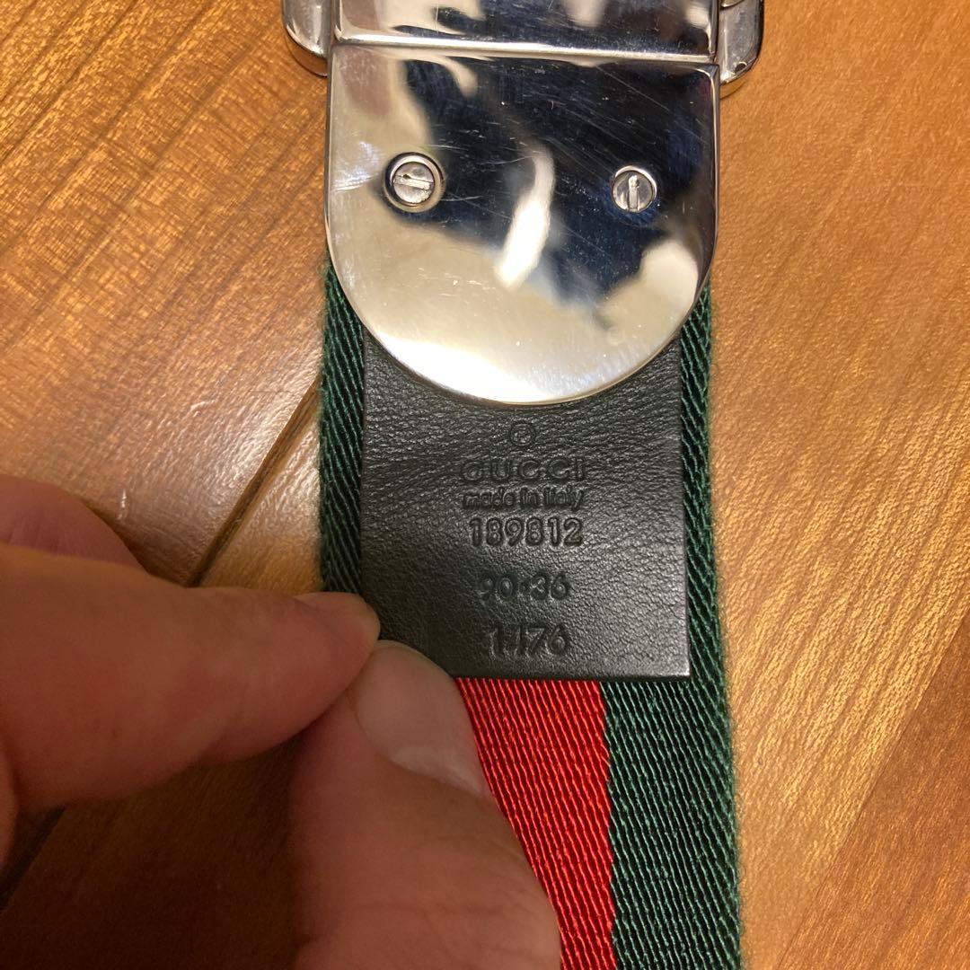 Gucci シェリーライン リングベルト 90/36
