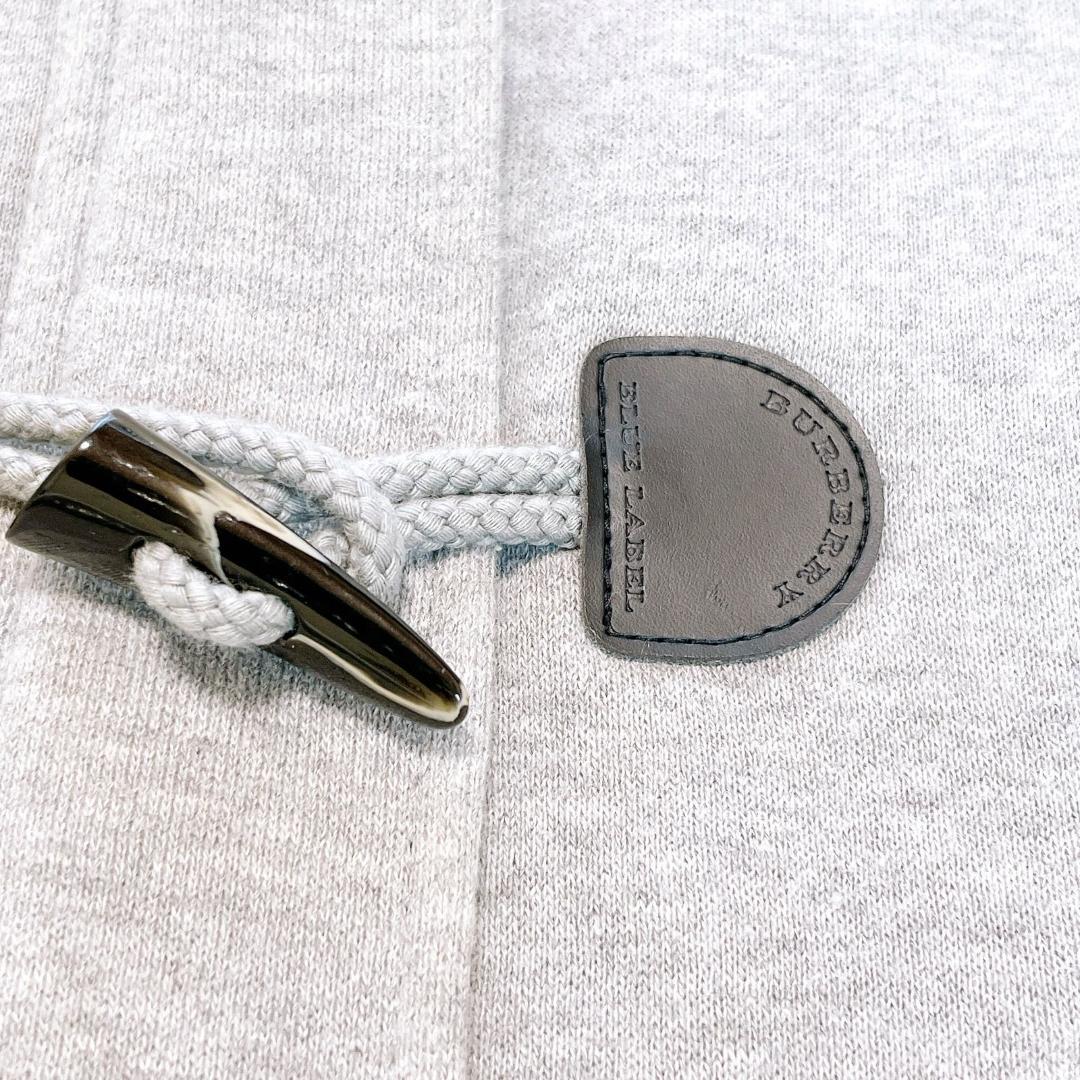 バーバリーブルーレーベル　ダッフルコート　グレー