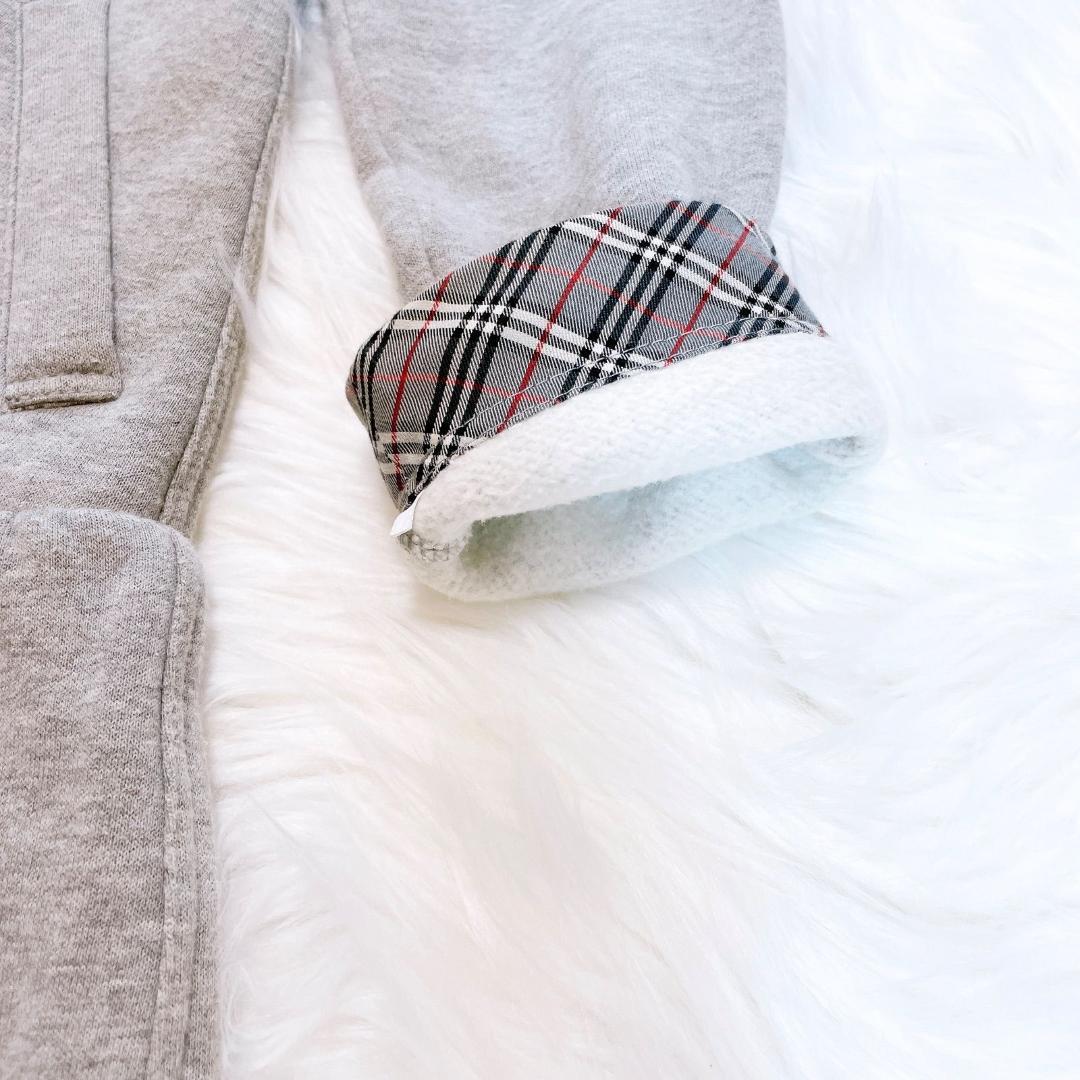 バーバリーブルーレーベル　ダッフルコート　グレー