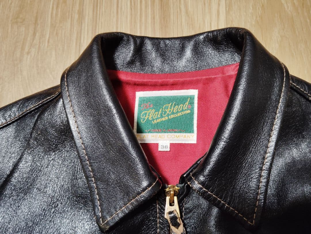 フラットヘッド　ホースハイド　レザージャケット　36
