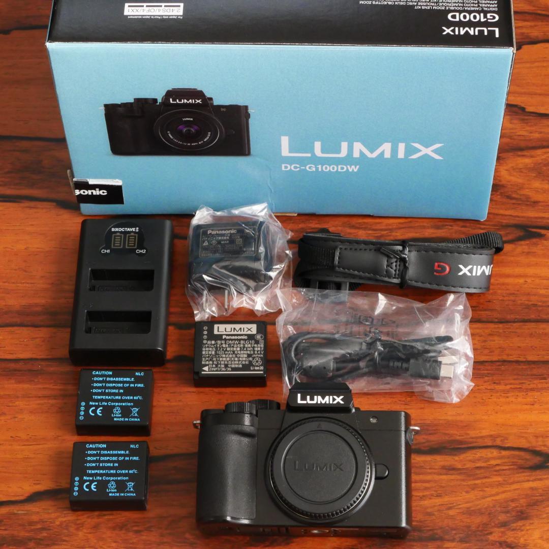 LUMIX DC-G100D　 ミラーレスカメラ 　ボディー　美品