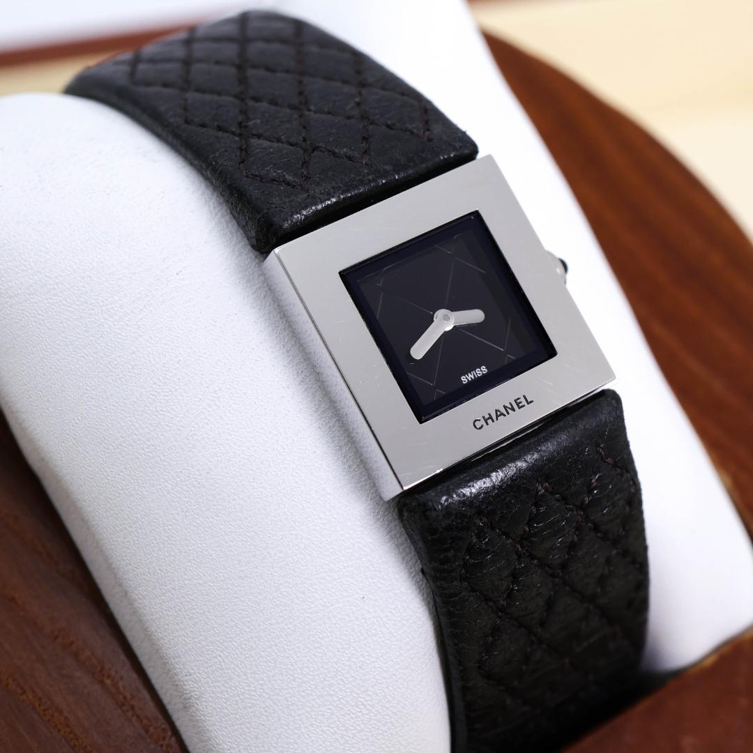 稼働 CHANEL 腕時計 マトラッセ VH59707 レディース 2623