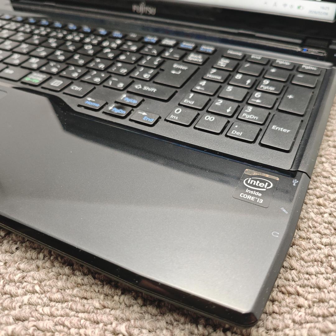 2倍メモリ美品✨Windows11✨リカバリ済み薄型モデル 富士通ノートパソコン