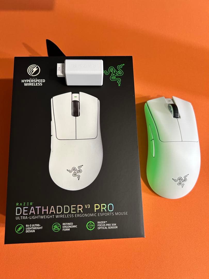 マウス・トラックボール Deathadder v3 pro White