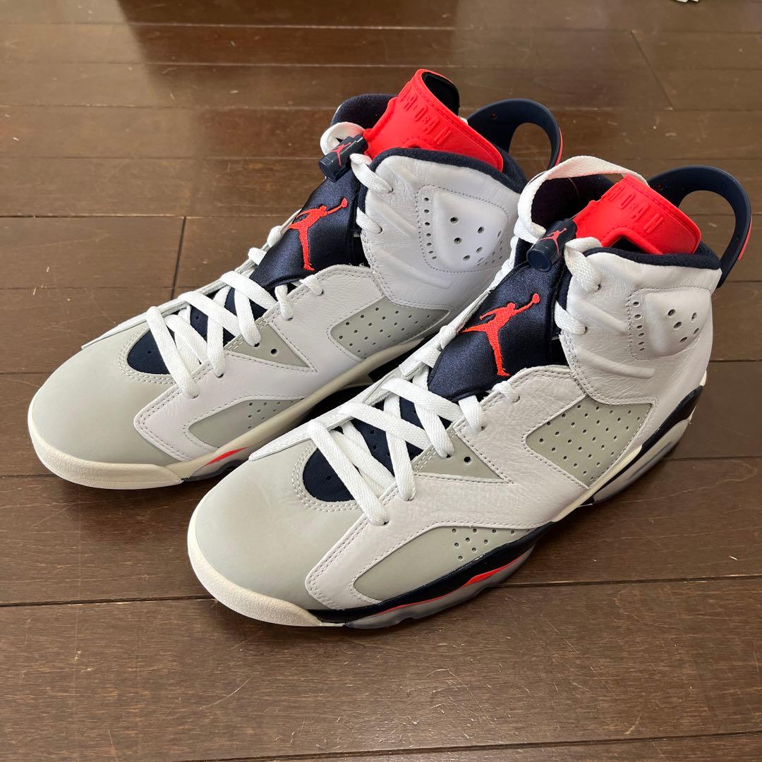 【新品未使用】Air Jordan 6 ホワイト/インフラレッド