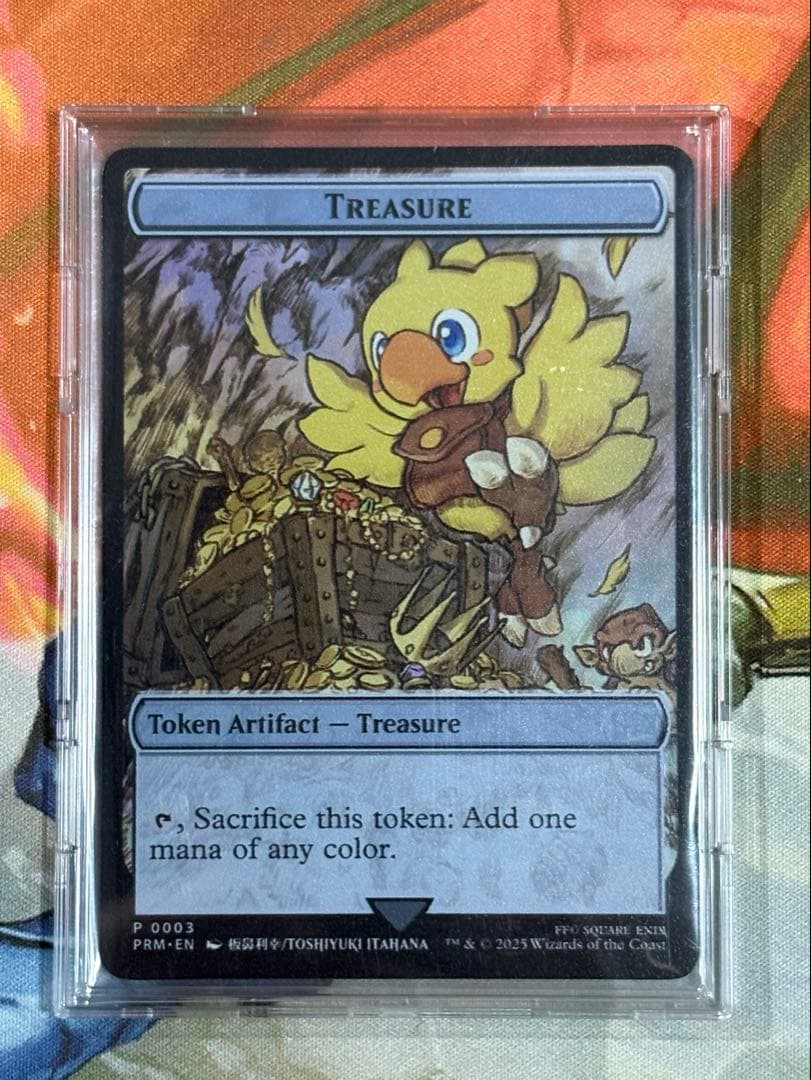 正規品 英語版 MTG ステンレストークン チョコボ 宝物 FF