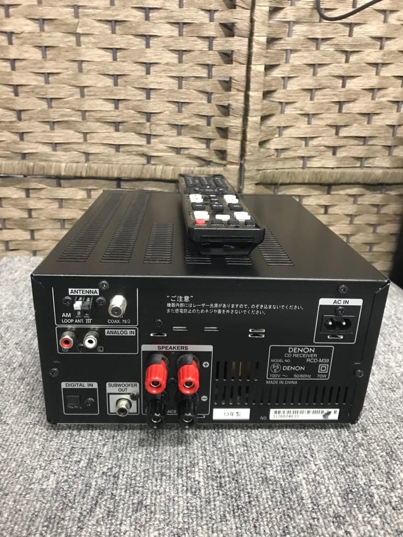 美品✩動作確認DENON アンプ　オーディオデッキ 本体　リモコン付属　デノン