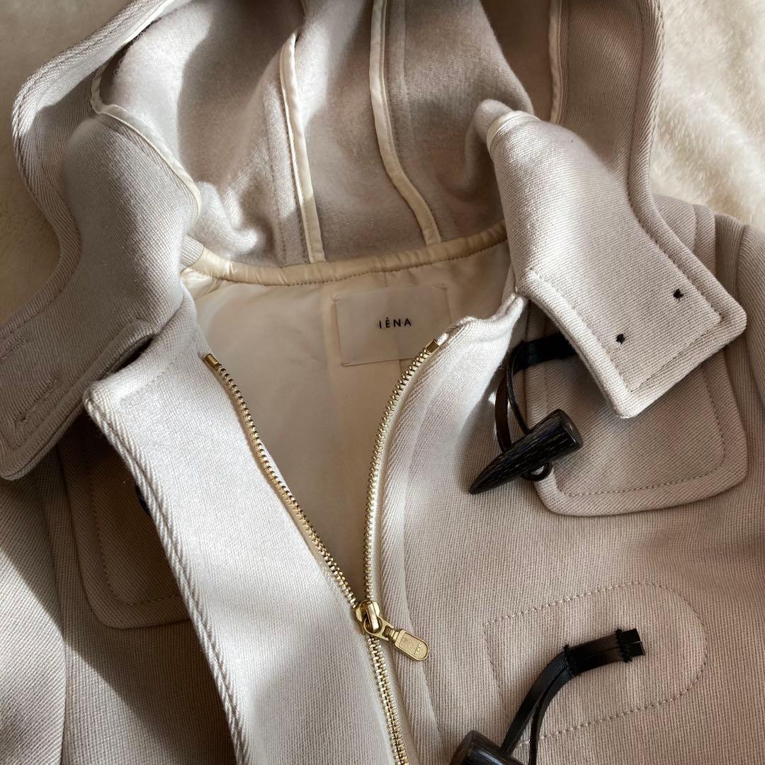 【IENA】 イエナ ダッフルコート 38 Lサイズ ベージュ ベージュ