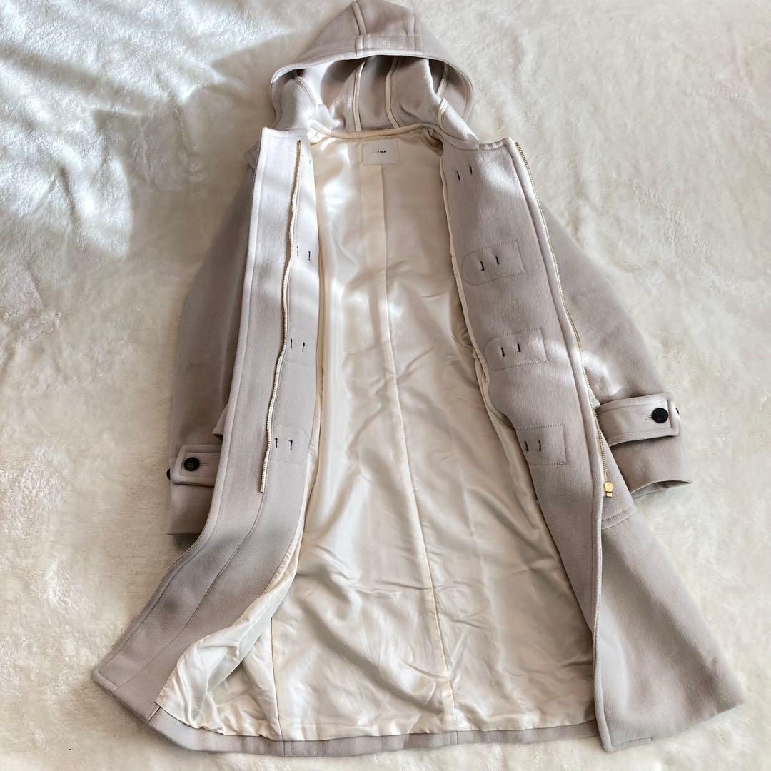 【IENA】 イエナ ダッフルコート 38 Lサイズ ベージュ ベージュ