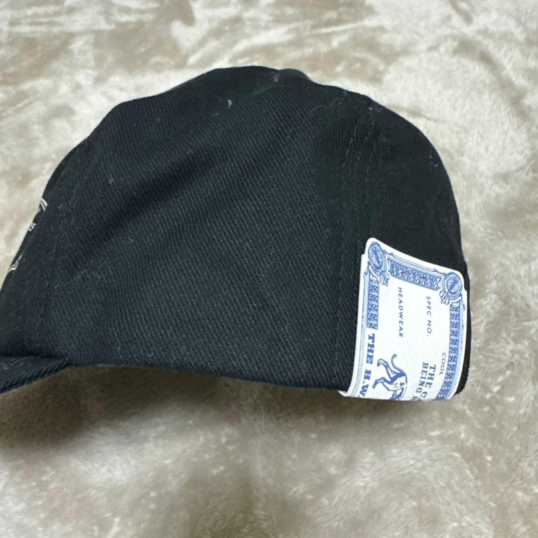 H.W.DOG & CO. ブラックキャップ サイズ38 トラッカーキャップ
