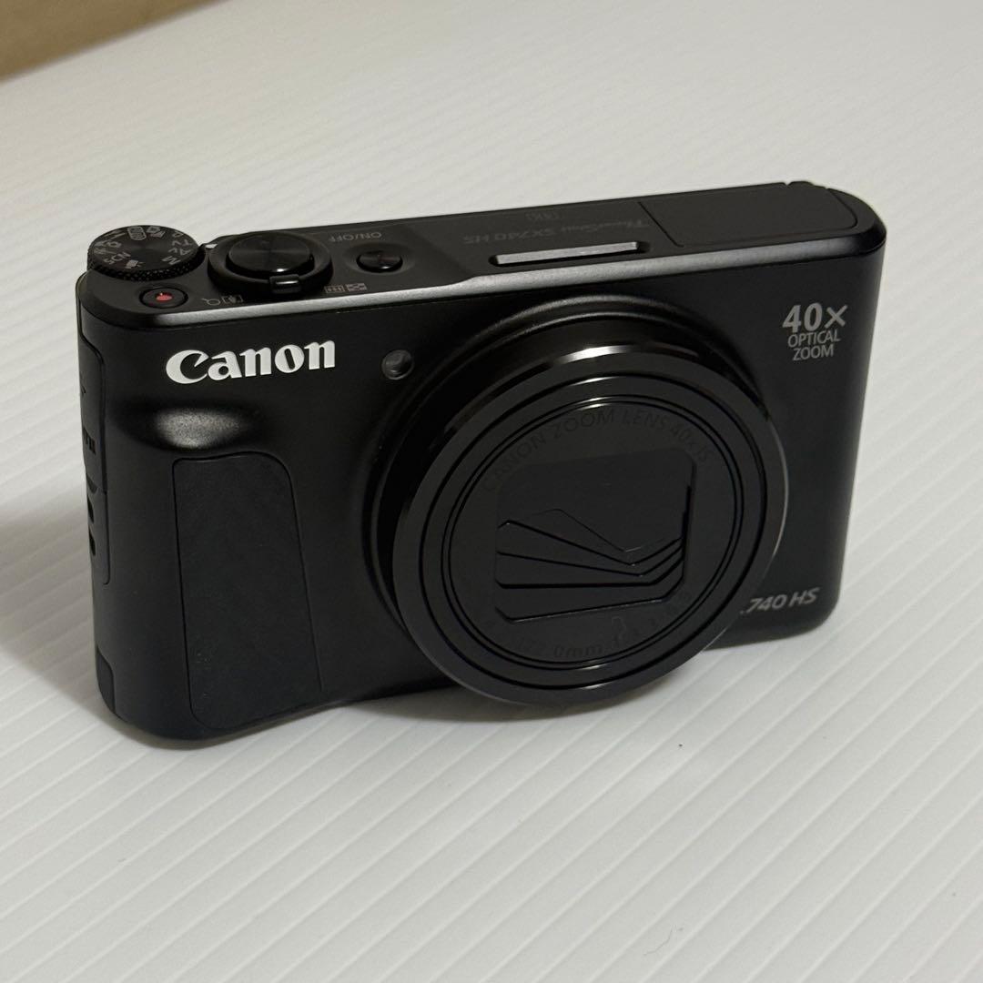 【ほぼ未使用】Canon POWERSHOT SX740 HS ブラック 黒