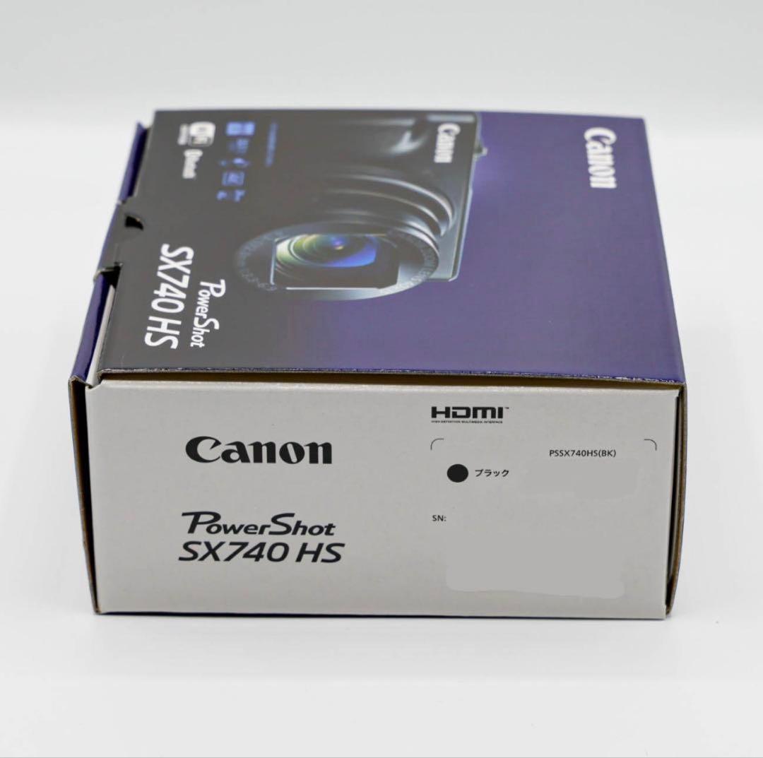 【ほぼ未使用】Canon POWERSHOT SX740 HS ブラック 黒