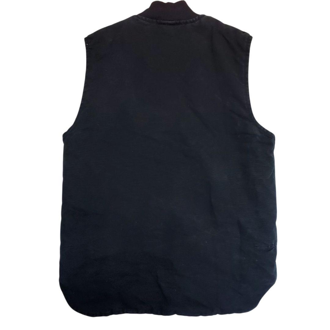 8*7様 Carhartt ダックベスト ブラック L USA製 腰ゴム 90S