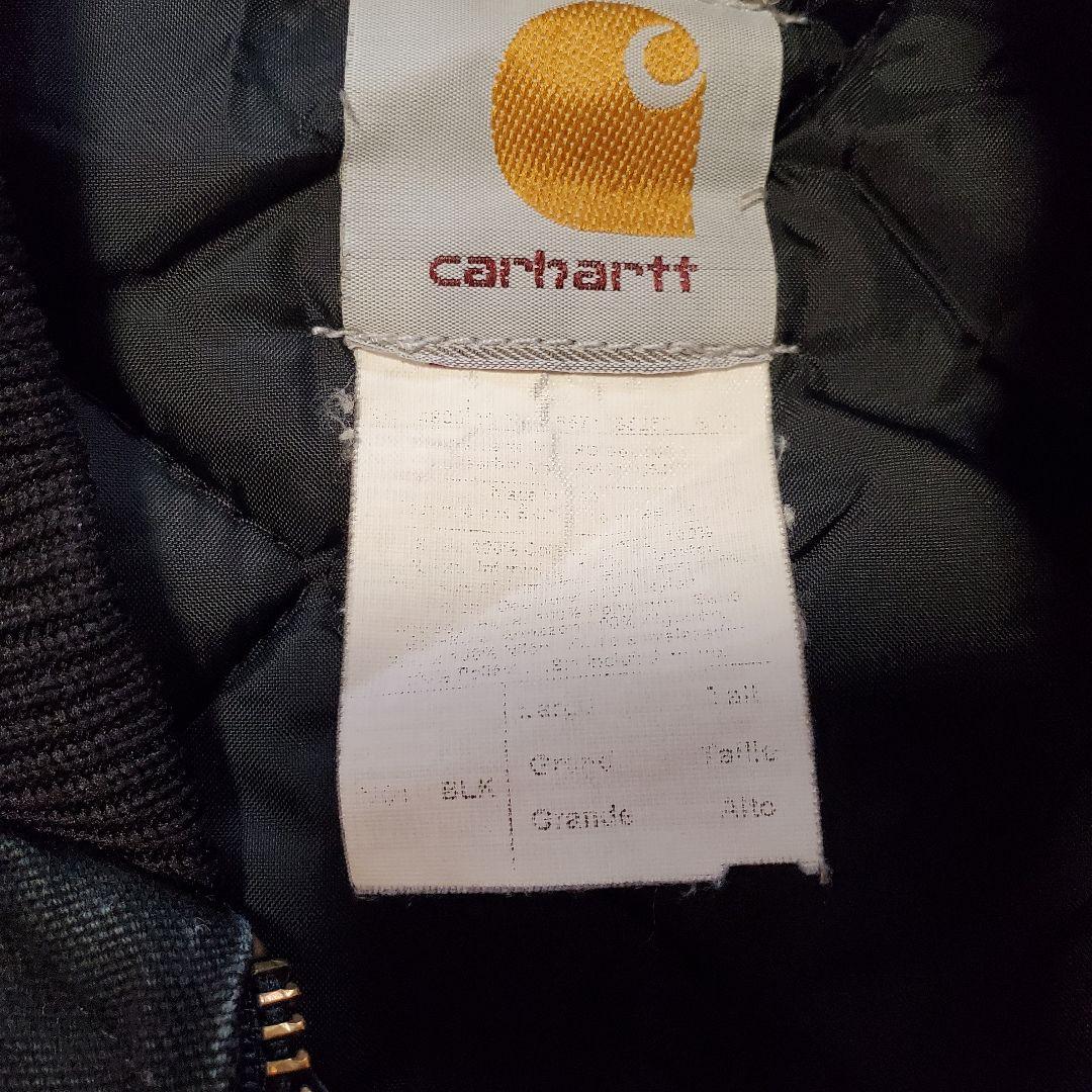 8*7様 Carhartt ダックベスト ブラック L USA製 腰ゴム 90S