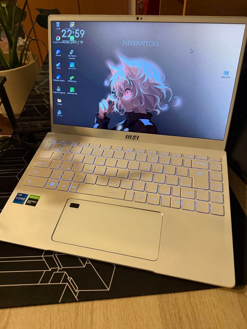 MSI ノートPC prestige14 A11SC クリエイター　ゲーミング