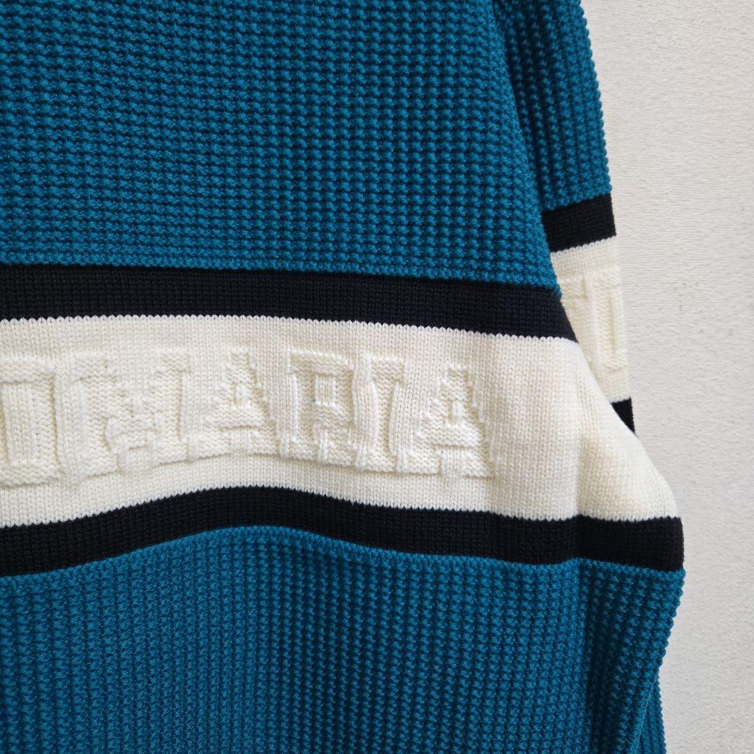 今だけ価格未使用24FWワコマリアWACKOMARIAロゴジャガードセーターL