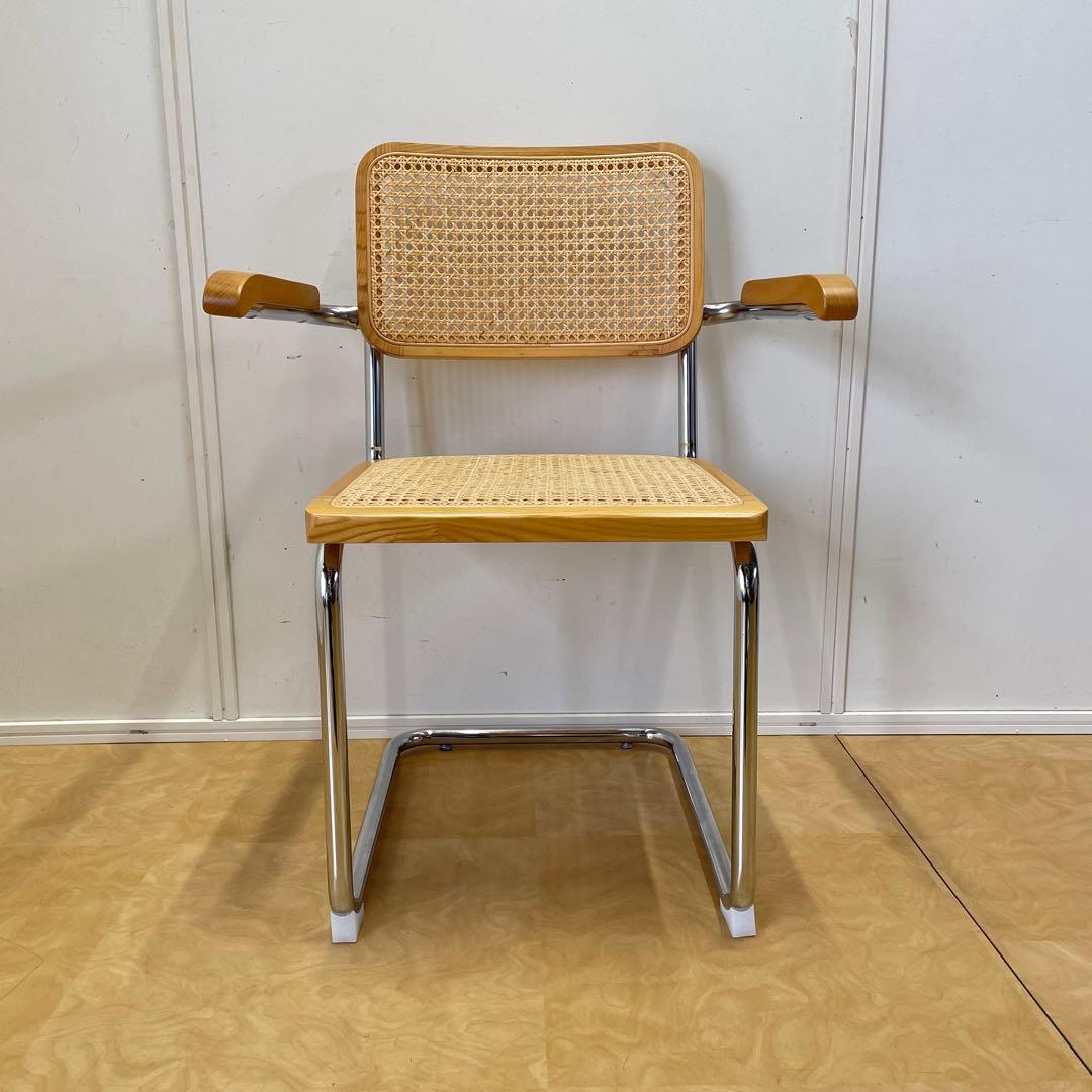 チェスカチェア リプロダクト マルセルブロイヤー アームチェア 椅子 籐 ラタン