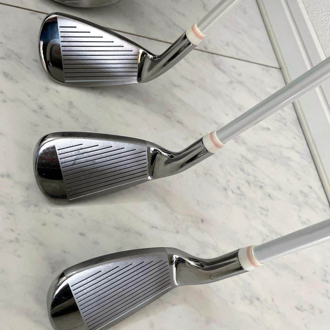 初心者向け　レディース　パリス　Paris　バッグ付ゴルフクラブセット　右利き用