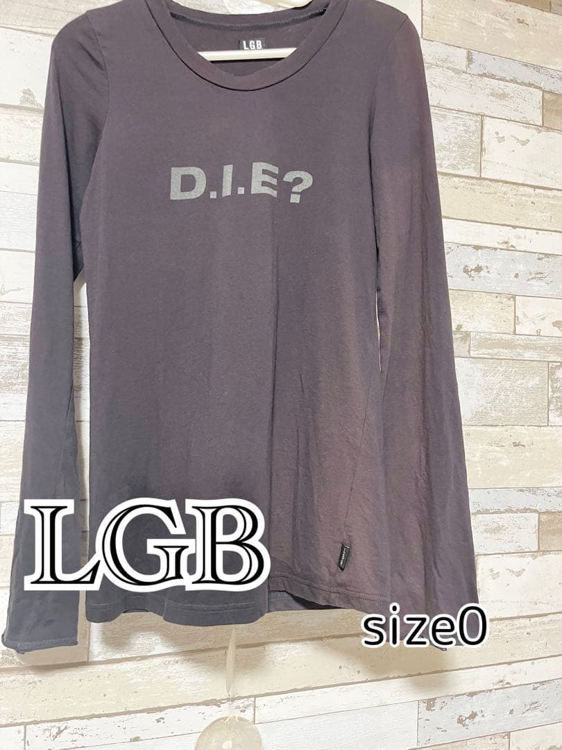 【蔽】LGB ラインストーンスカルプリント Tシャツ size0