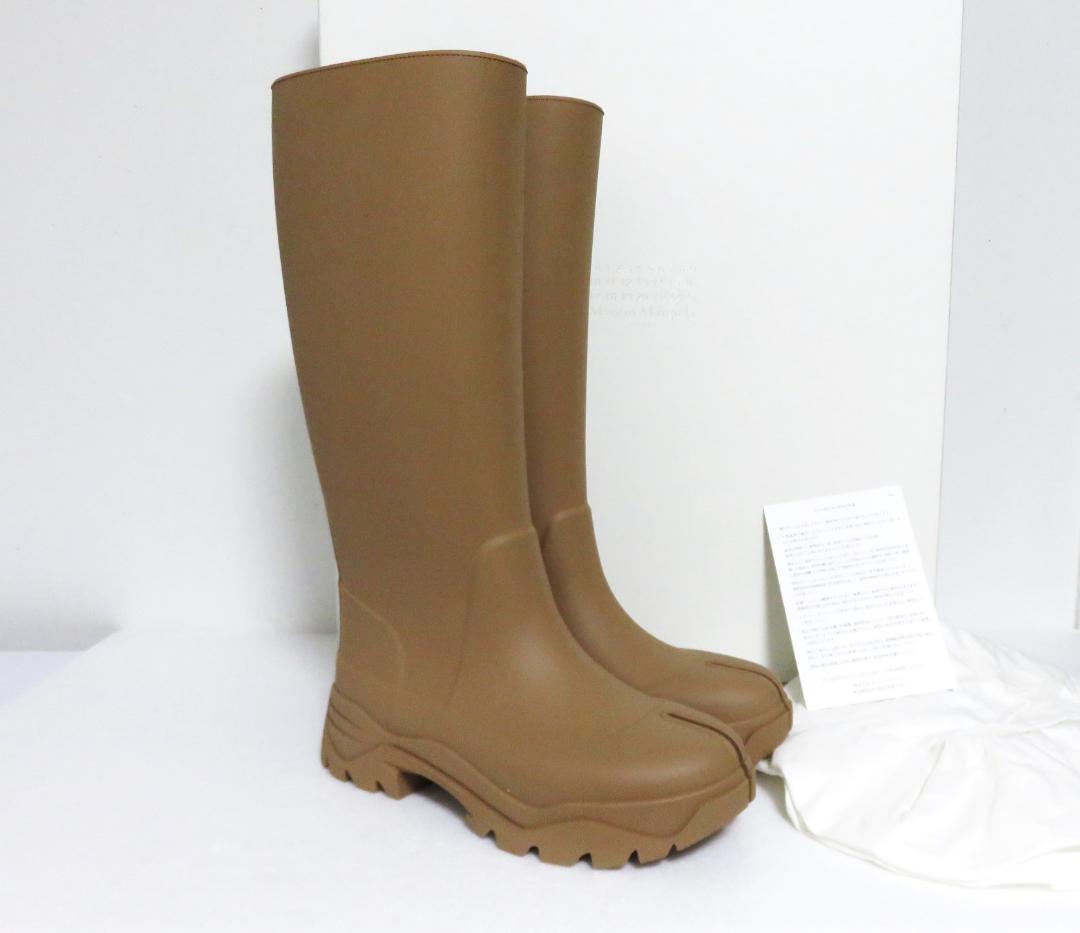 新品 Maison Margiela TABI RAIN BOOT ベージュ