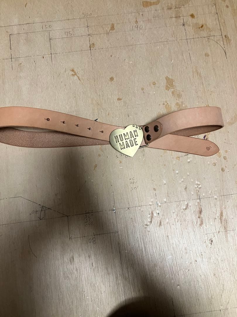 HUMAN MADE ハート型レザーベルト