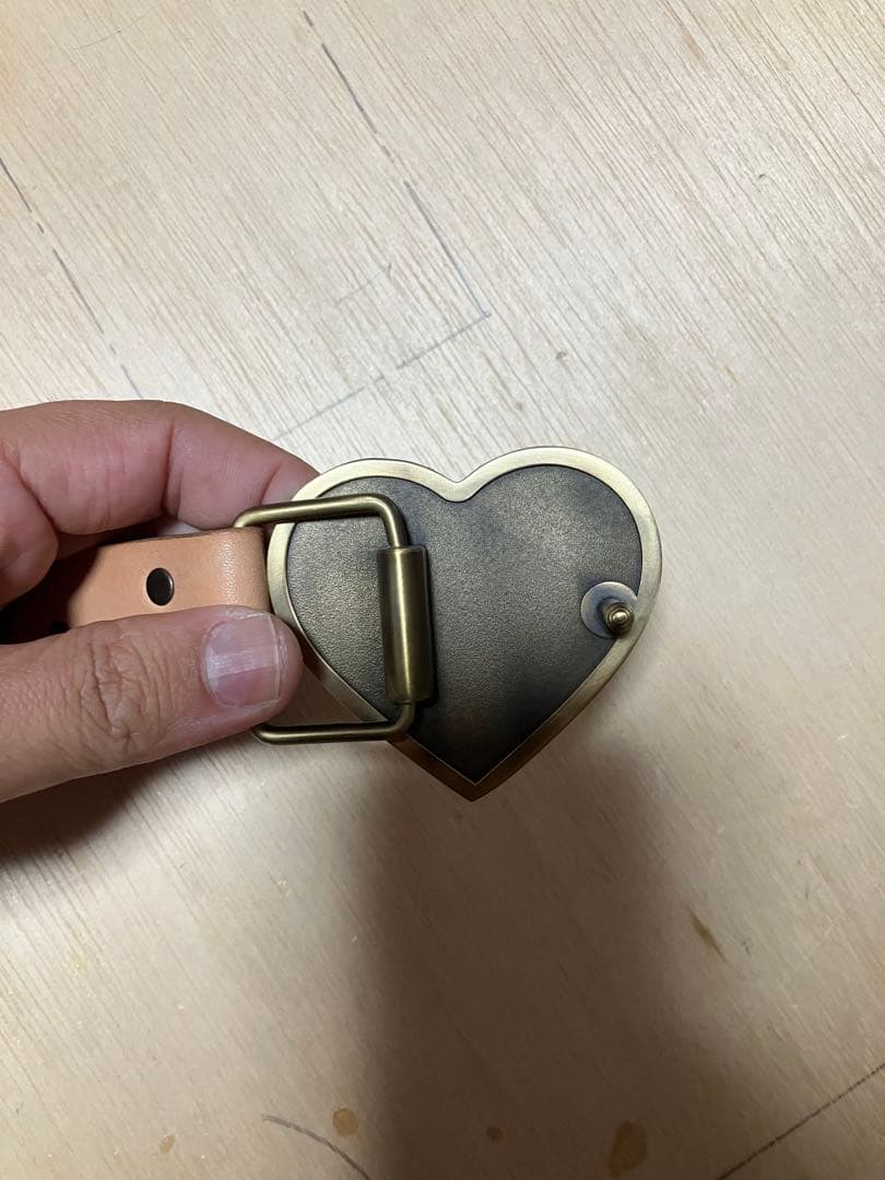 HUMAN MADE ハート型レザーベルト