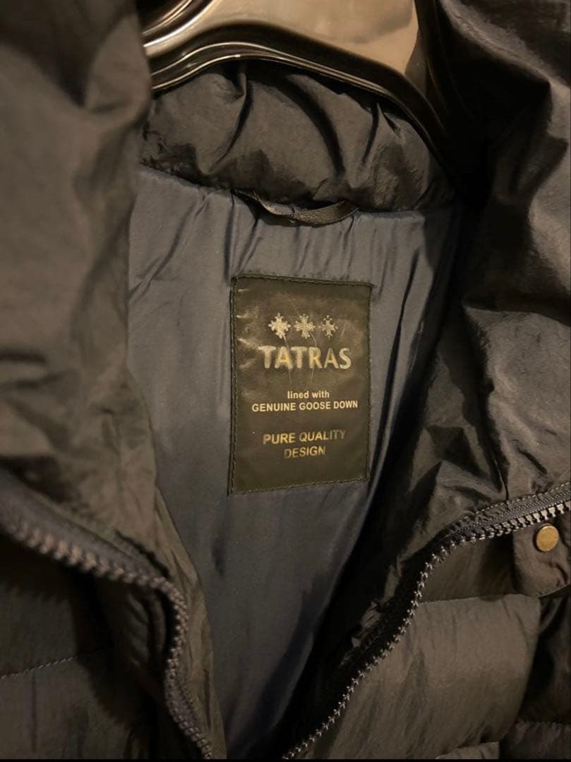 【美品】TATRAS POLITEAMA ダウンジャケット ダークネイビー 01