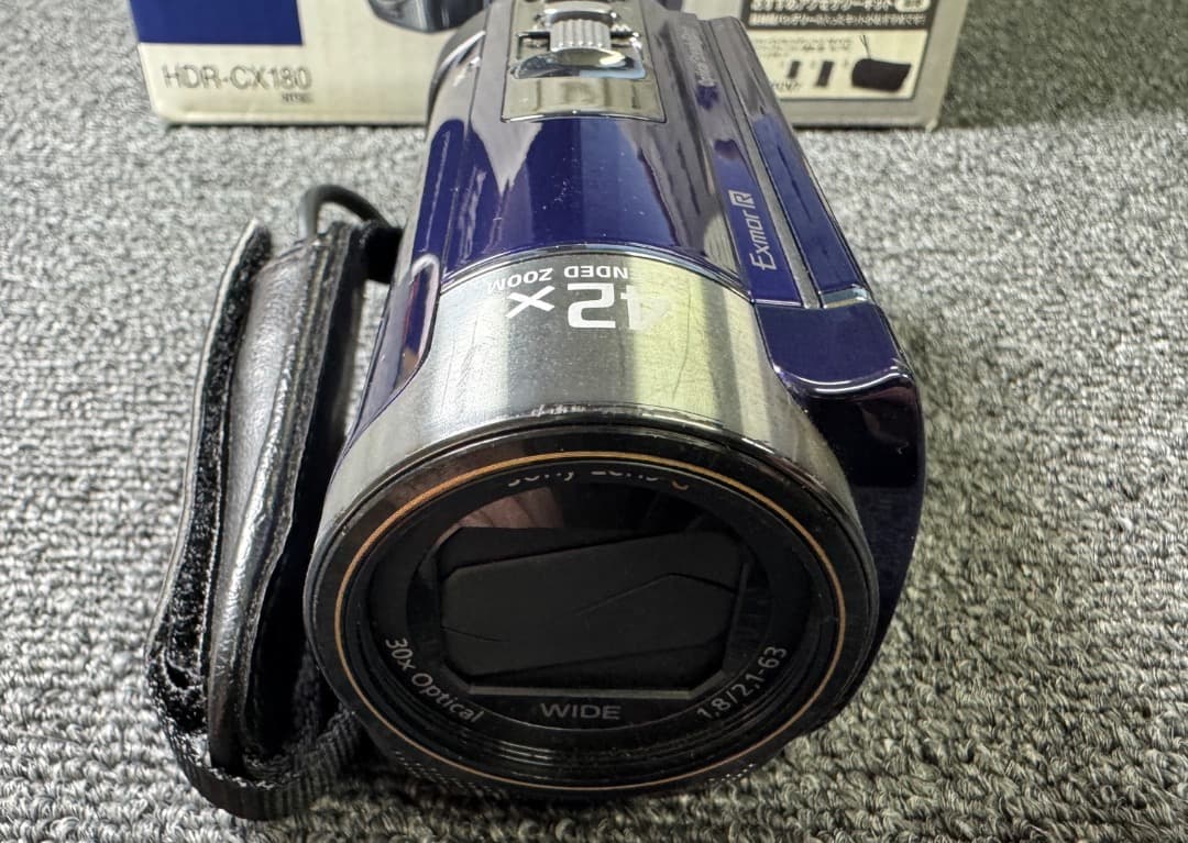 SONY　ハンディーカム　HDR-CX180（ブルー）デジタルビデオカメラ