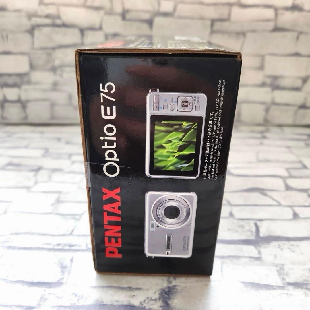 【新品未使用未開封】PENTAX Optio E75 Silver デジカメ