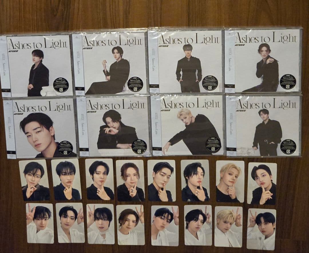 ATEEZ　Ashes to Light　個別ジャケット8種　ユニバ特典16枚②