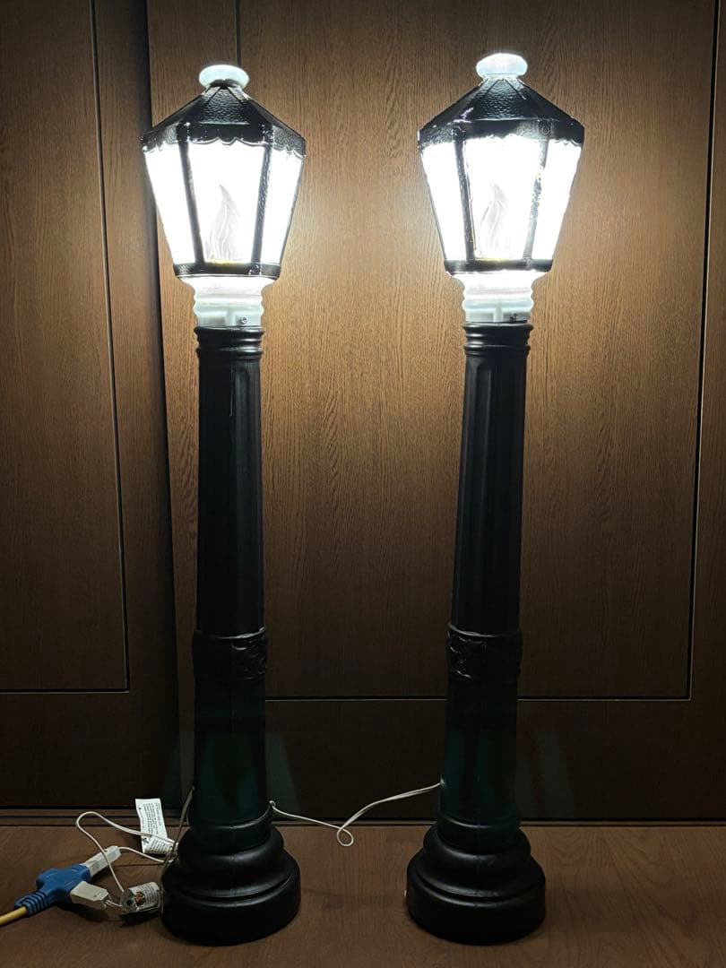 クリスマス イルミネーション ブローライト 街灯2点セット