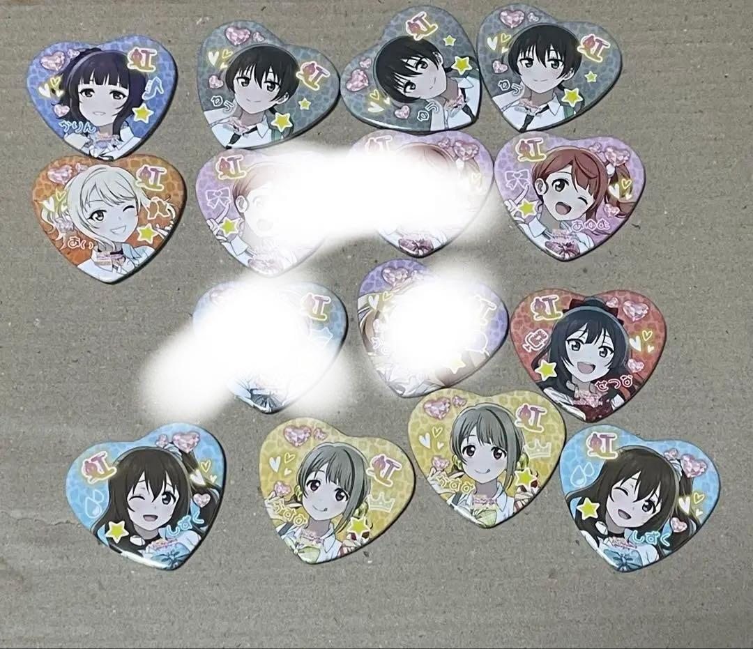 ラブライブ！ 虹ヶ咲　缶バッジ　ギャル制服まとめ