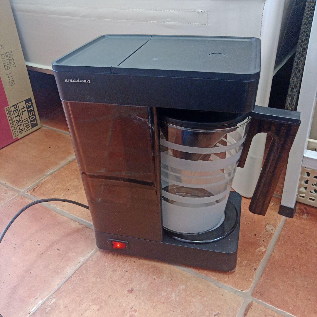 amadana ドリップ式コーヒーメーカー ブラック