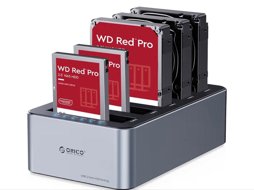 ORICO 5ベイ SSD HDD ハードディスクケース