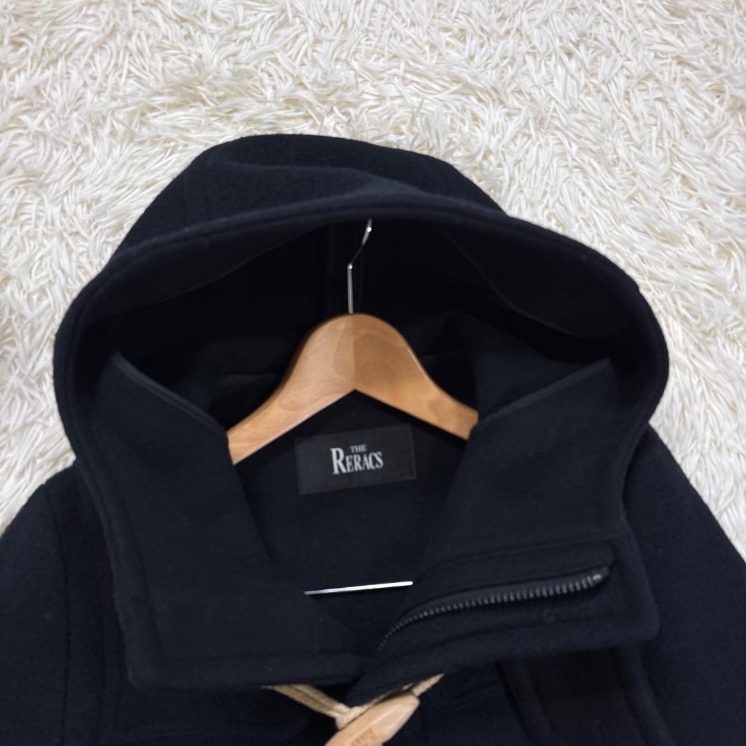 未使用に近い✨THE RERACS ロングコート ダッフルコート ネイビー　38