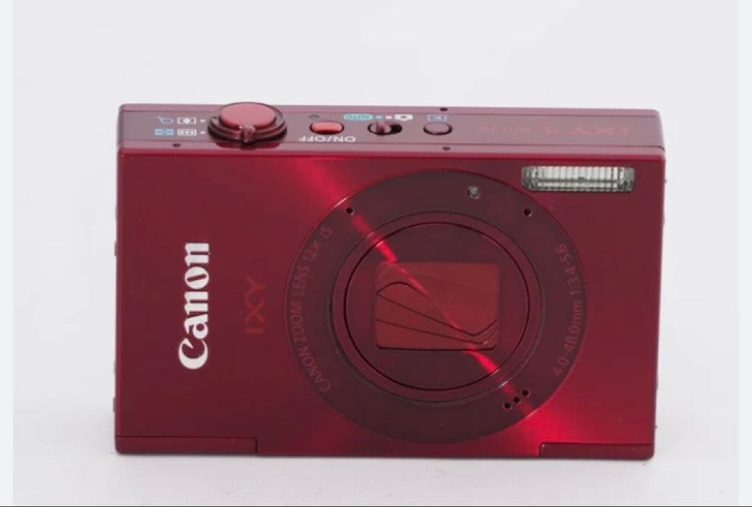 Canon IXY 赤色 コンパクトデジタルカメラ 本体と充電器
