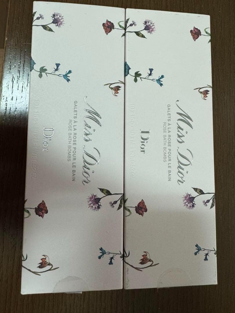 ミス ディオール ローズ バスボム(限定品) 二箱セット