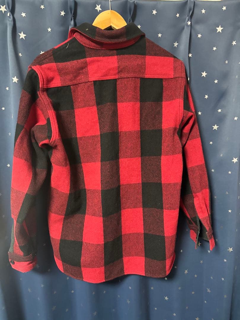 し*ん様 SUGAR CANE 赤黒チェックネルシャツ