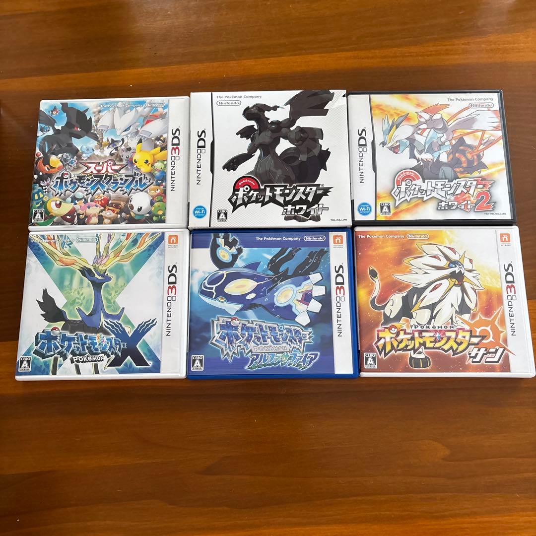デ*ラ様 ポケモン3DSソフト 6点セット