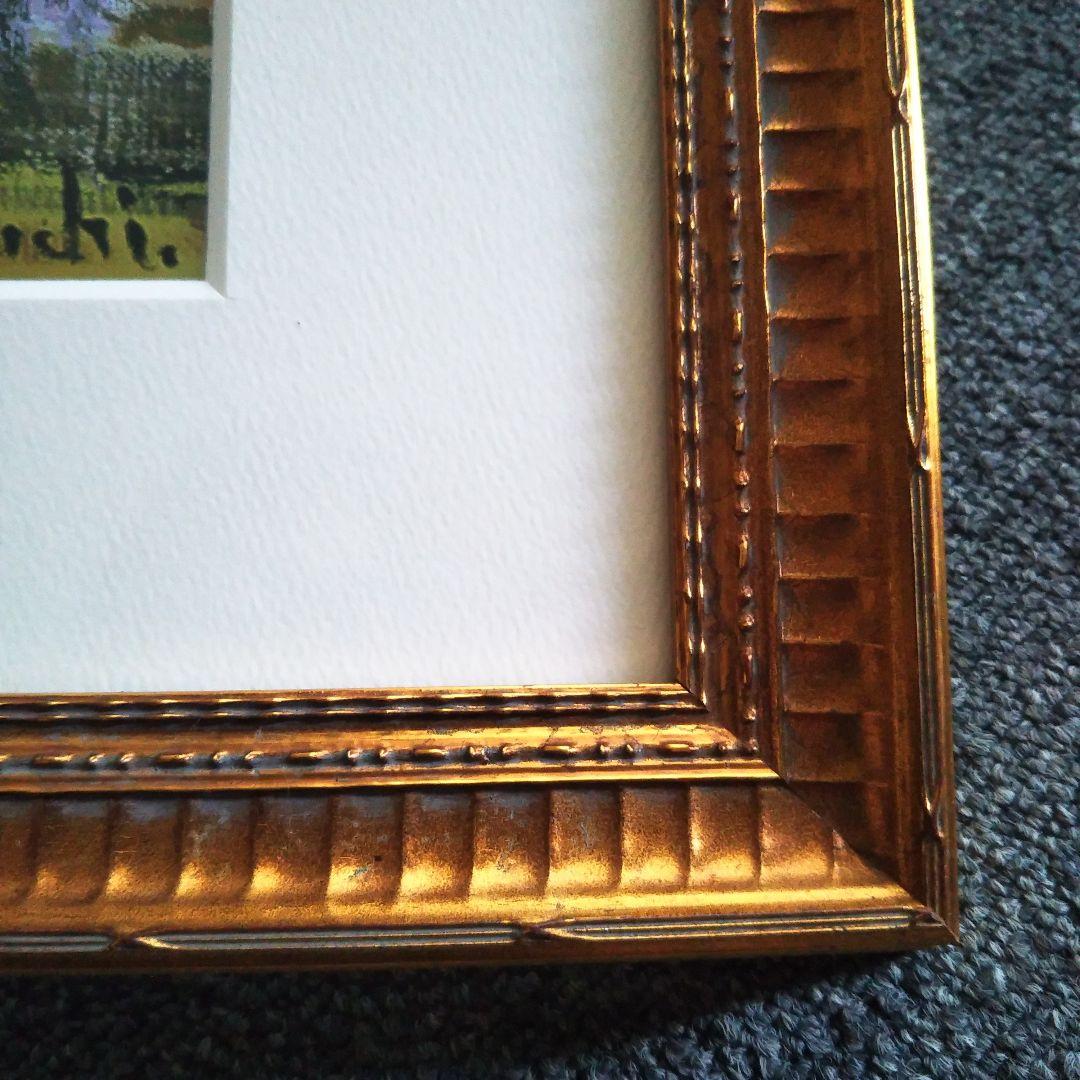 風景画 金色フレーム　樋口善造