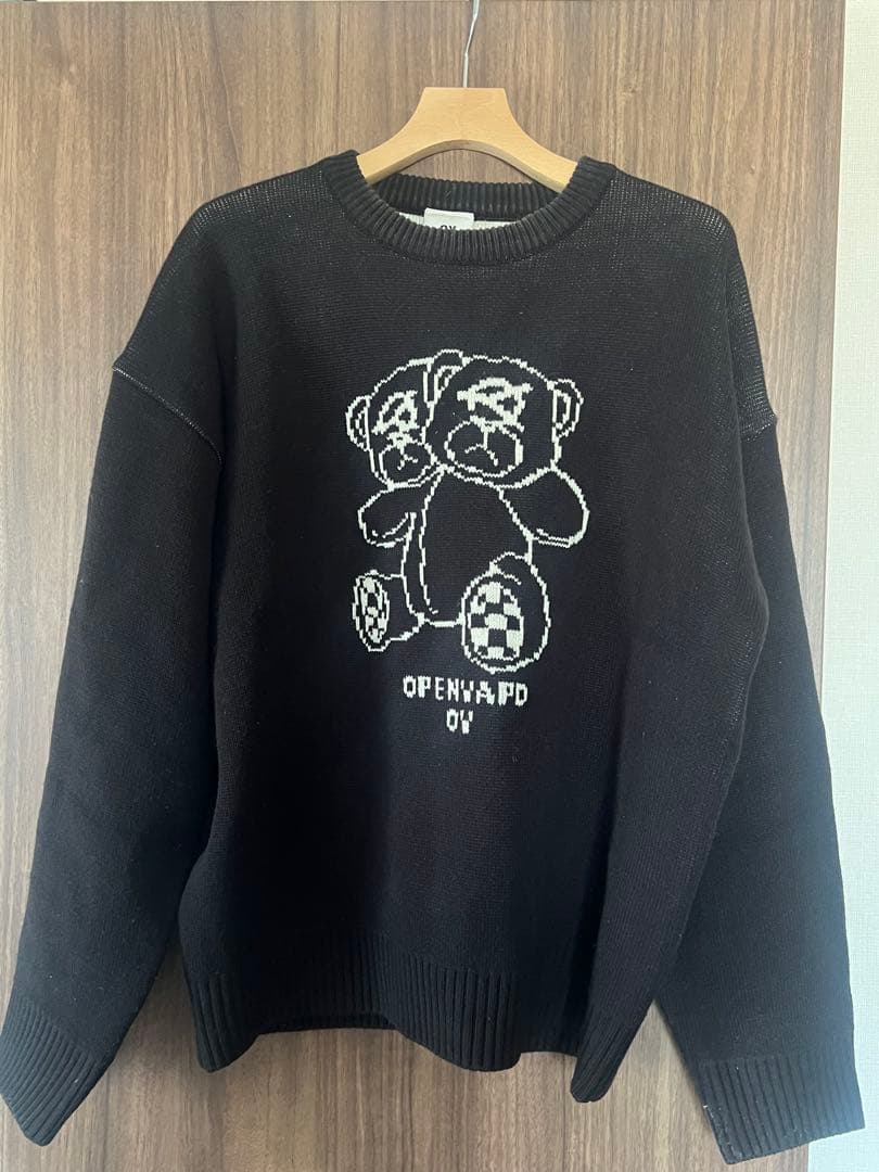 OY クマ刺繍 ニット　セーター　値下げしました