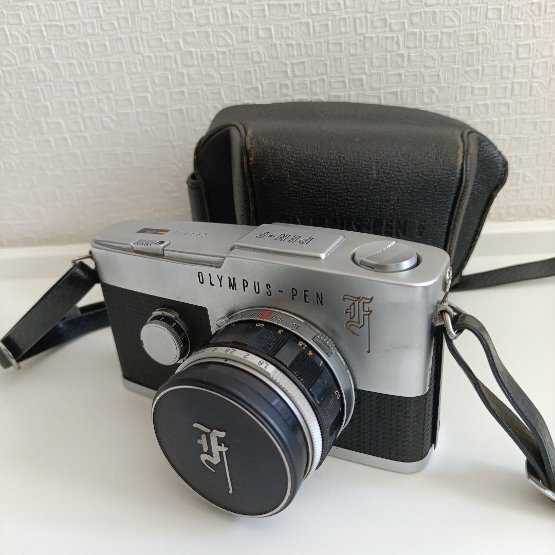 Olympus Pen F フィルムカメラ／ ケース付き