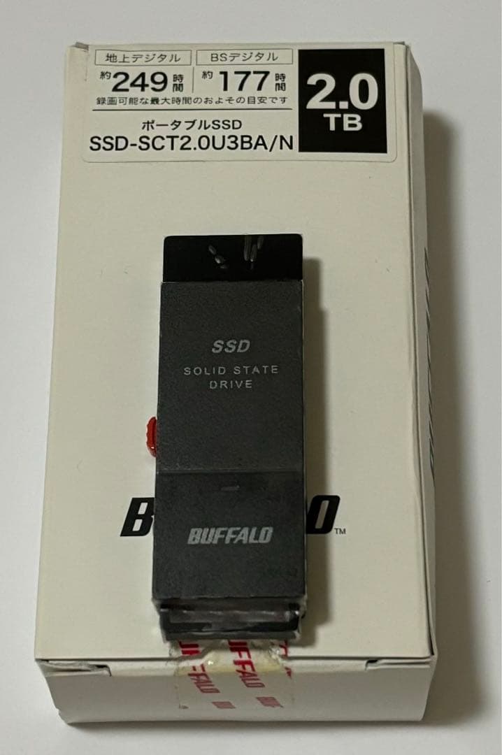 BUFFALO 外付けSSD 2.0TB SSD-SCT2.0U3BA/N