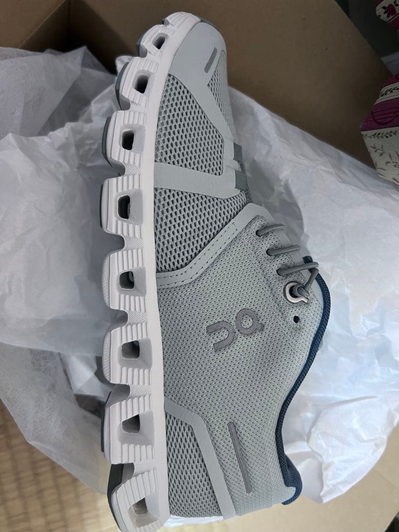 クラウドモンスターOn ランニングシューズ グレー/ネイビー 24