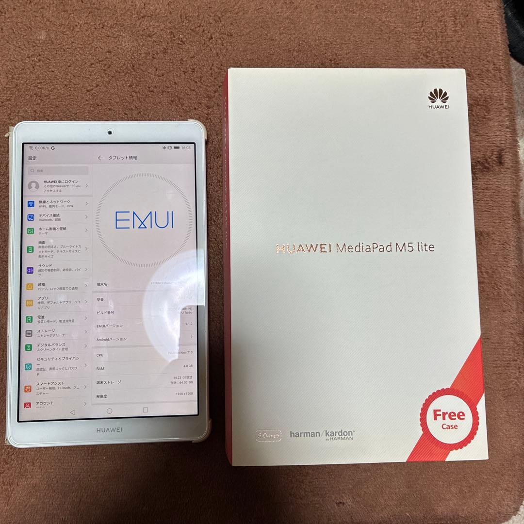 HUAWEI MediaPad M5 lite タブレット本体　６４G