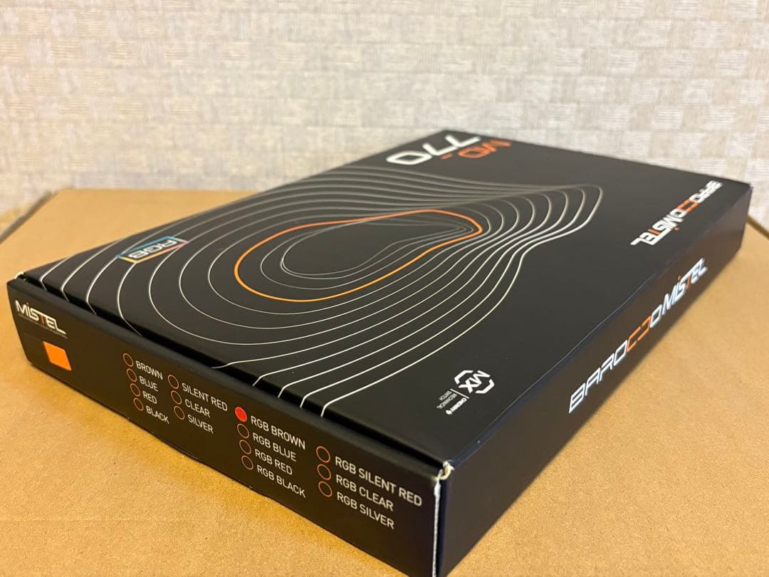 Mistel Barocco MD770 RGB 分離型キーボード 英語US配列