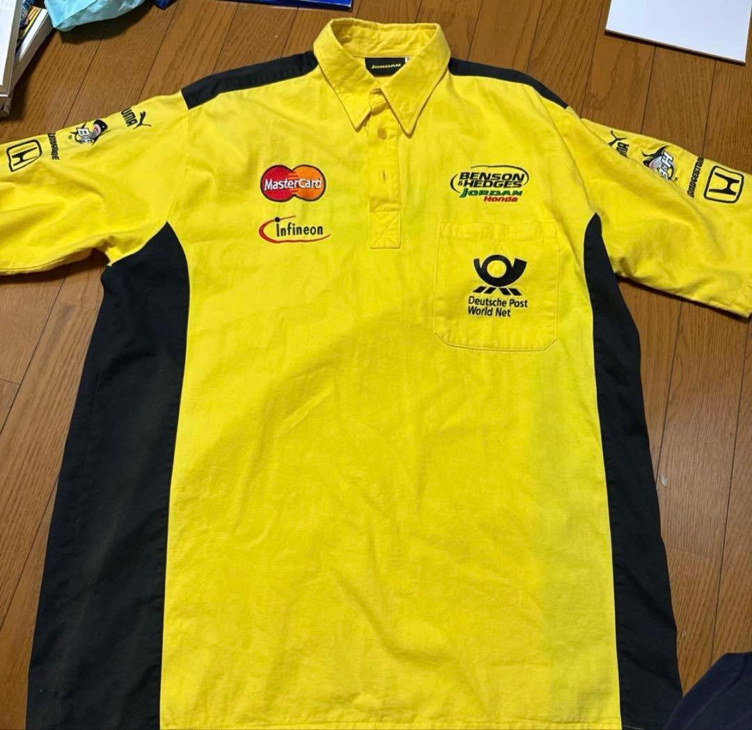 ジョーダン ホンダ F1 支給品 シャツ